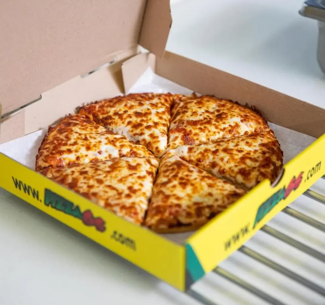 Butter Chicken Pizza at Pizza 64 Millwoods Edmonton